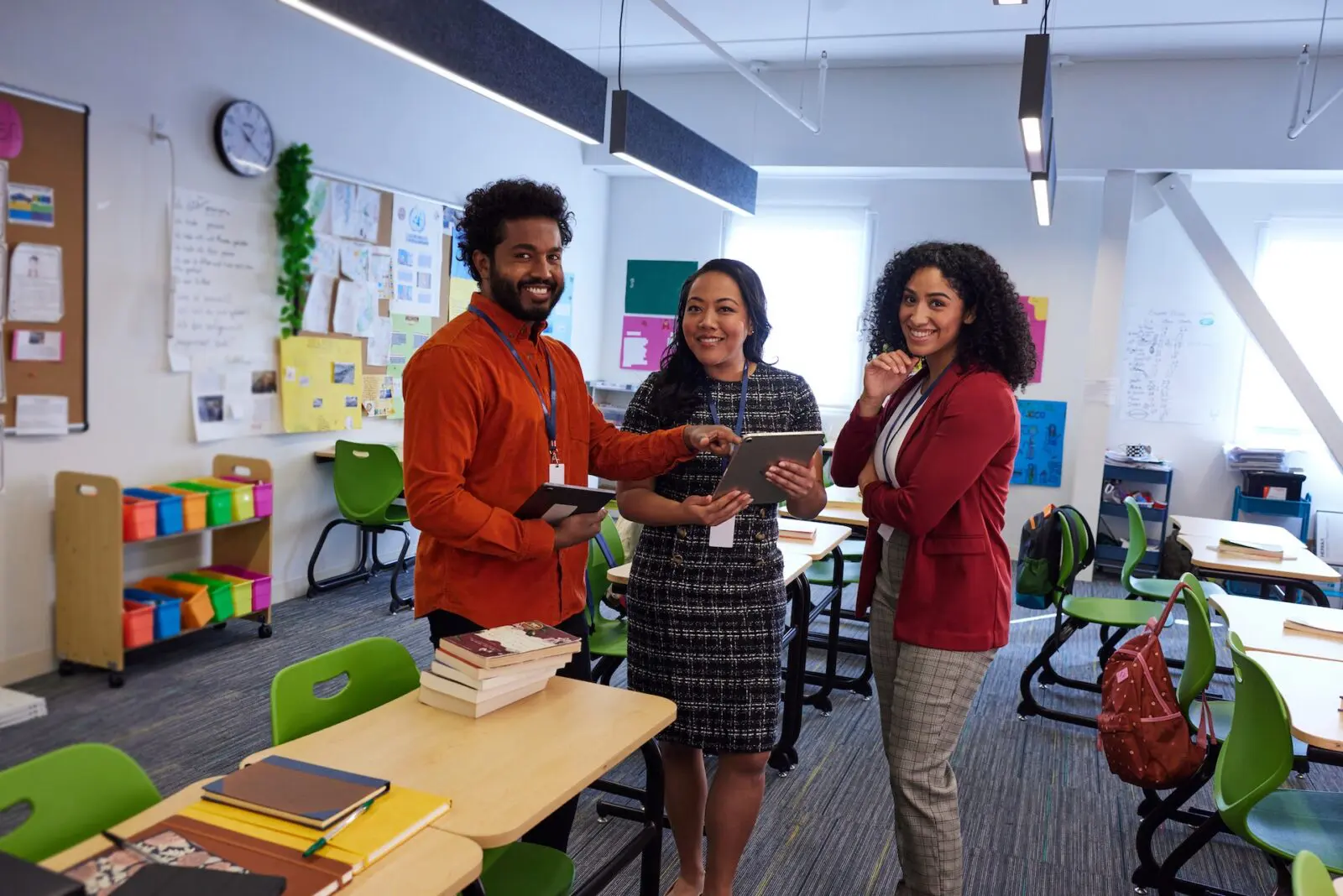 Teachers talking